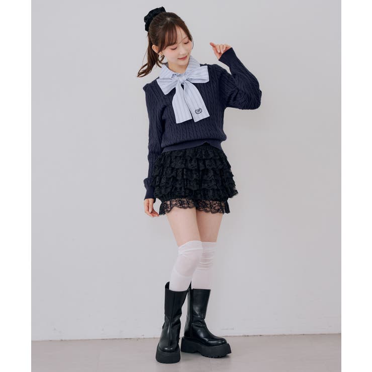 レースフリルショートパンツ | RMAF　NICE CLAUP / OLIVE des OLIVE | 詳細画像16 