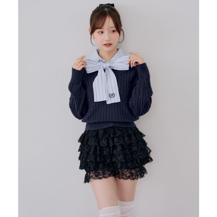 レースフリルショートパンツ | RMAF　NICE CLAUP / OLIVE des OLIVE | 詳細画像12 