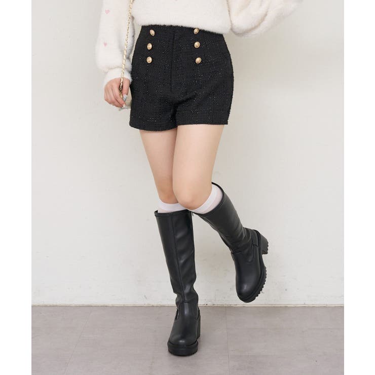 【ツイードコレクション】ダブルボタンショートパンツ | RMAF　NICE CLAUP / OLIVE des OLIVE | 詳細画像19 
