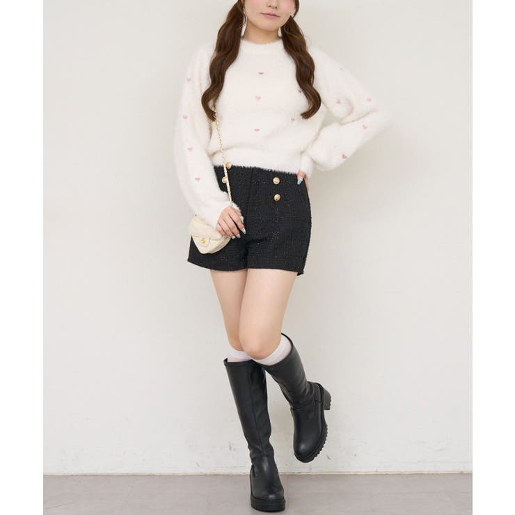 【ツイードコレクション】ダブルボタンショートパンツ | RMAF　NICE CLAUP / OLIVE des OLIVE | 詳細画像24 