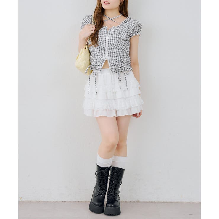 フロントジップドロストブラウス | RMAF　NICE CLAUP / OLIVE des OLIVE | 詳細画像10 