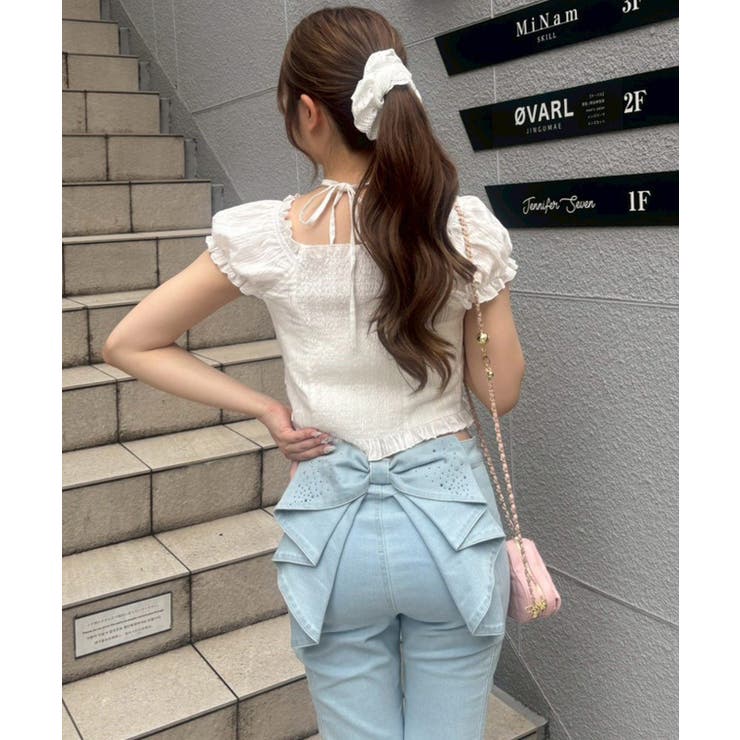 フロントジップドロストブラウス | RMAF　NICE CLAUP / OLIVE des OLIVE | 詳細画像15 