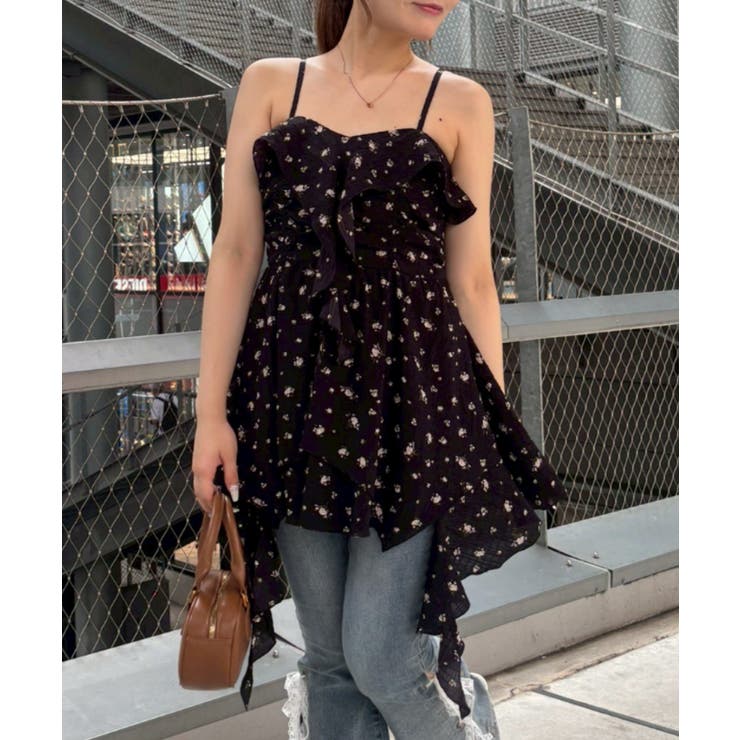 花柄 | くらげフリルキャミチュニック | RMAF　NICE CLAUP / OLIVE des OLIVE
