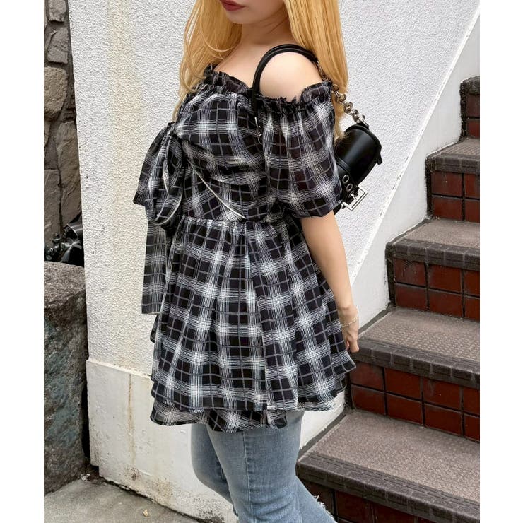 ブラック系 | ビッグリボンチュニックブラウス | RMAF　NICE CLAUP / OLIVE des OLIVE