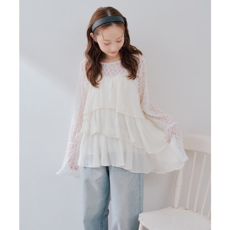 ”儚げフェミニン”を叶える、ティアードキャミチュニック | RMAF　NICE CLAUP / OLIVE des OLIVE | 詳細画像28 