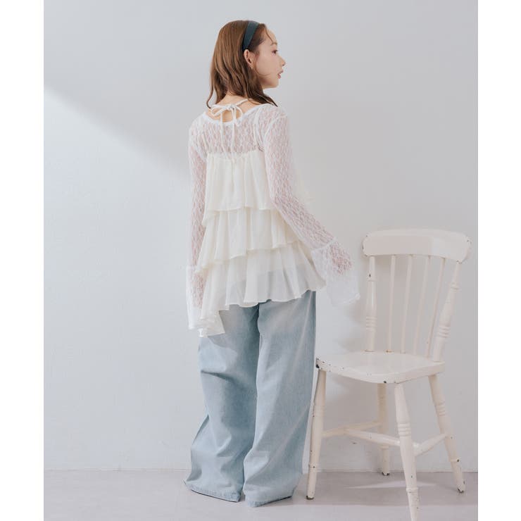 ”儚げフェミニン”を叶える、ティアードキャミチュニック | RMAF　NICE CLAUP / OLIVE des OLIVE | 詳細画像33 