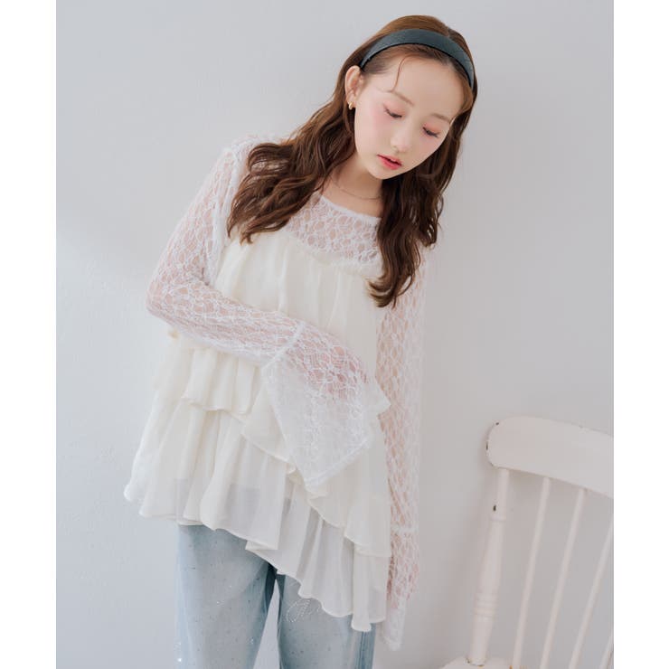 ”儚げフェミニン”を叶える、ティアードキャミチュニック | RMAF　NICE CLAUP / OLIVE des OLIVE | 詳細画像37 