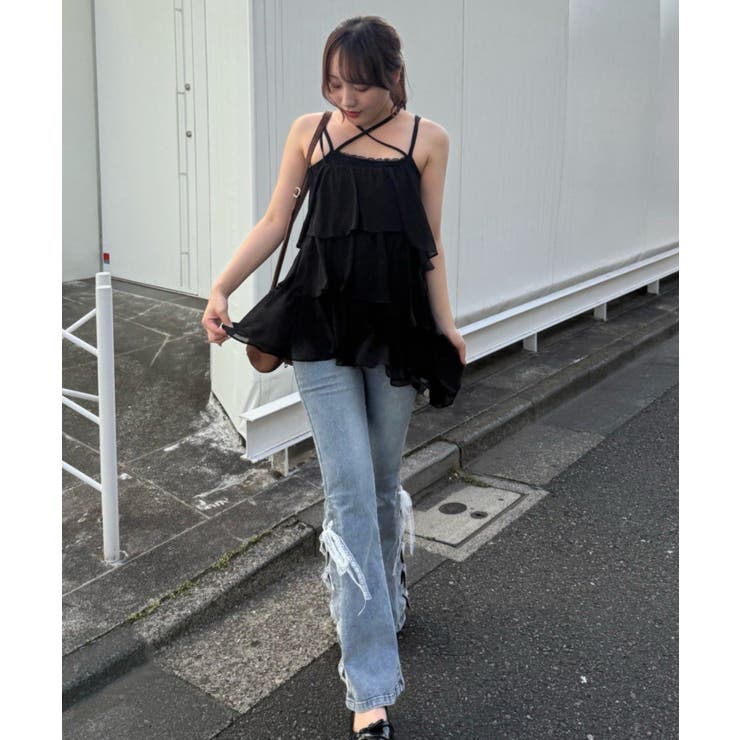 ”儚げフェミニン”を叶える、ティアードキャミチュニック | RMAF　NICE CLAUP / OLIVE des OLIVE | 詳細画像41 