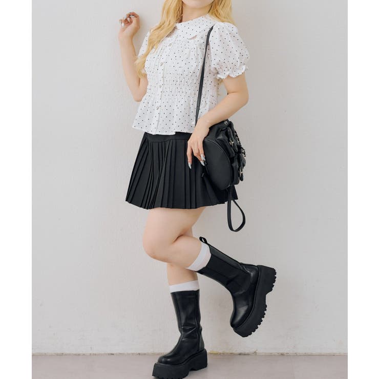 【7色展開】シャーリングペプラムブラウス | RMAF　NICE CLAUP / OLIVE des OLIVE | 詳細画像39 