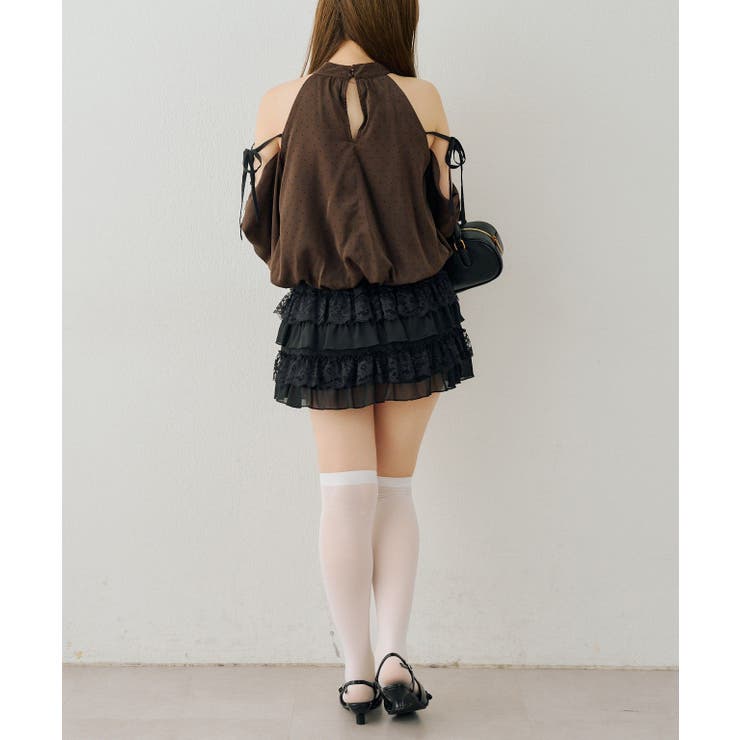 肩開きラッフルブラウス | RMAF　NICE CLAUP / OLIVE des OLIVE | 詳細画像9 