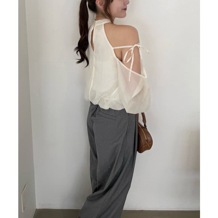 肩開きラッフルブラウス | RMAF　NICE CLAUP / OLIVE des OLIVE | 詳細画像49 