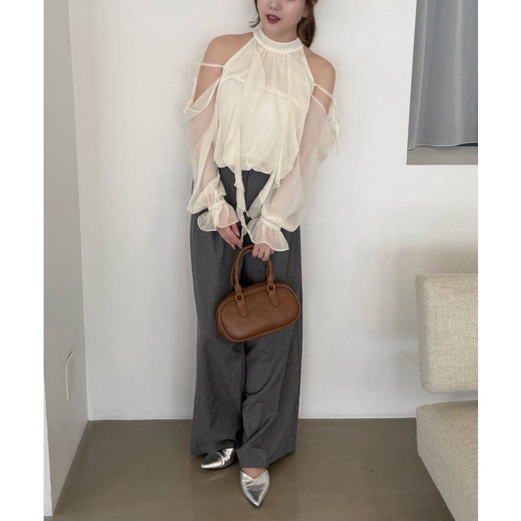 肩開きラッフルブラウス | RMAF　NICE CLAUP / OLIVE des OLIVE | 詳細画像50 