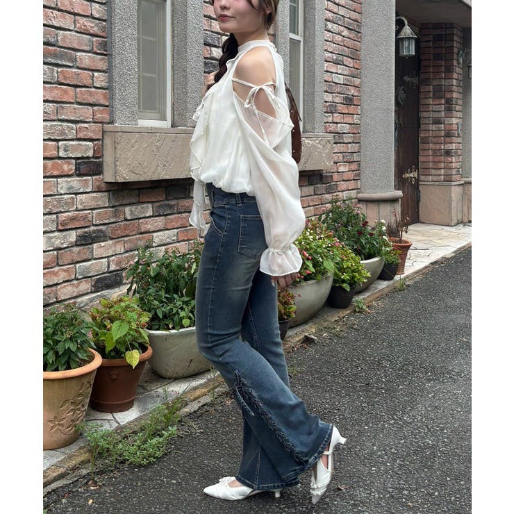 肩開きラッフルブラウス | RMAF　NICE CLAUP / OLIVE des OLIVE | 詳細画像53 