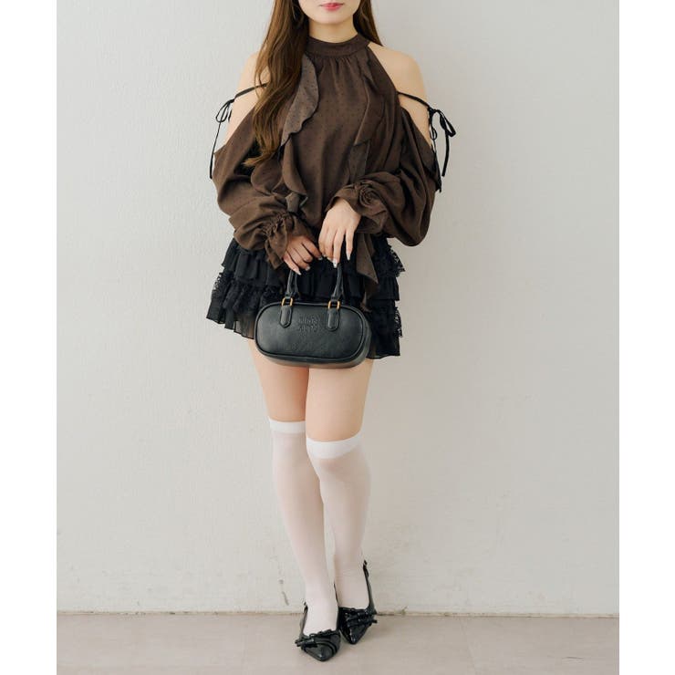 肩開きラッフルブラウス | RMAF　NICE CLAUP / OLIVE des OLIVE | 詳細画像5 