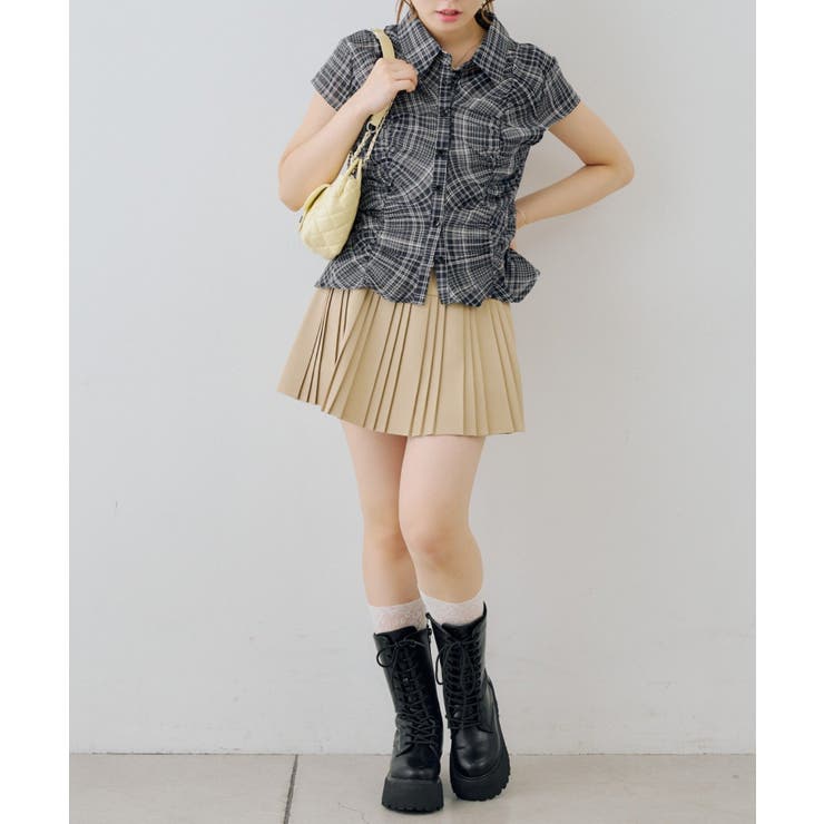 ギャザーコンパクトブラウス | RMAF　NICE CLAUP / OLIVE des OLIVE | 詳細画像11 