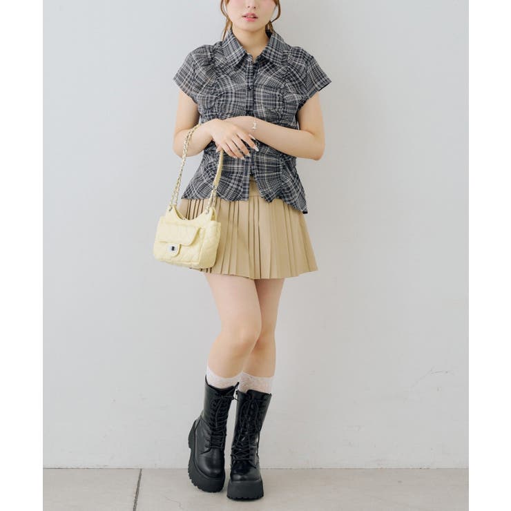 ギャザーコンパクトブラウス | RMAF　NICE CLAUP / OLIVE des OLIVE | 詳細画像12 