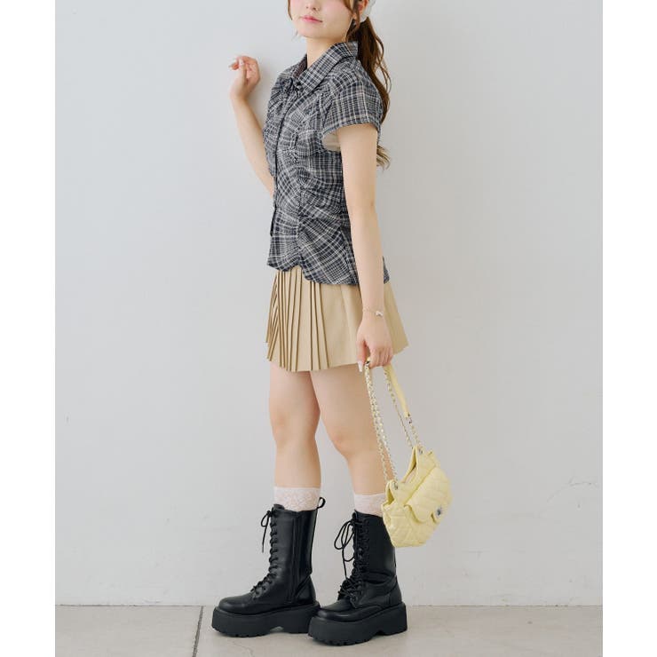 ギャザーコンパクトブラウス | RMAF　NICE CLAUP / OLIVE des OLIVE | 詳細画像13 
