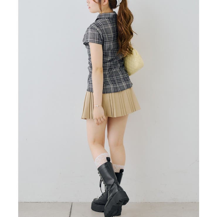 ギャザーコンパクトブラウス | RMAF　NICE CLAUP / OLIVE des OLIVE | 詳細画像14 