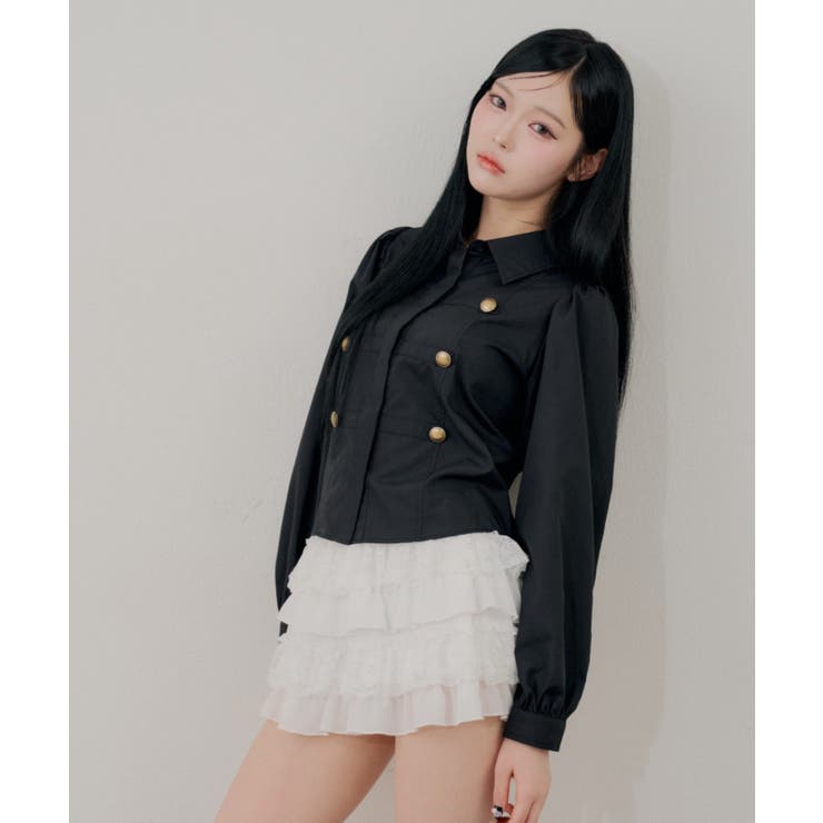【Web限定】今季トレンド！ナポレオン風シャツ | RMAF　NICE CLAUP / OLIVE des OLIVE | 詳細画像8 