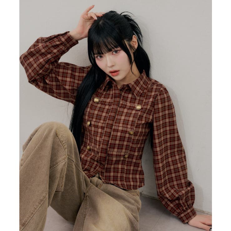 【Web限定】今季トレンド！ナポレオン風シャツ | RMAF　NICE CLAUP / OLIVE des OLIVE | 詳細画像23 