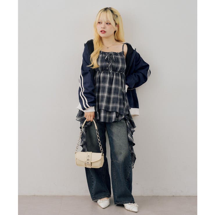 【Web限定】レースアップキャミチュニック | NICE CLAUP / OLIVE des OLIVE　OUTLET | 詳細画像11 