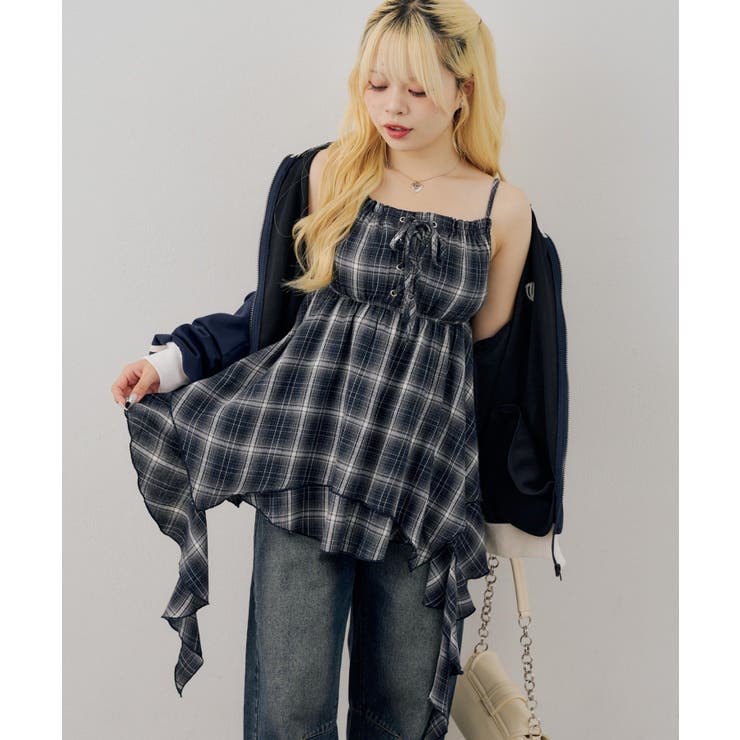 【Web限定】レースアップキャミチュニック | NICE CLAUP / OLIVE des OLIVE　OUTLET | 詳細画像15 