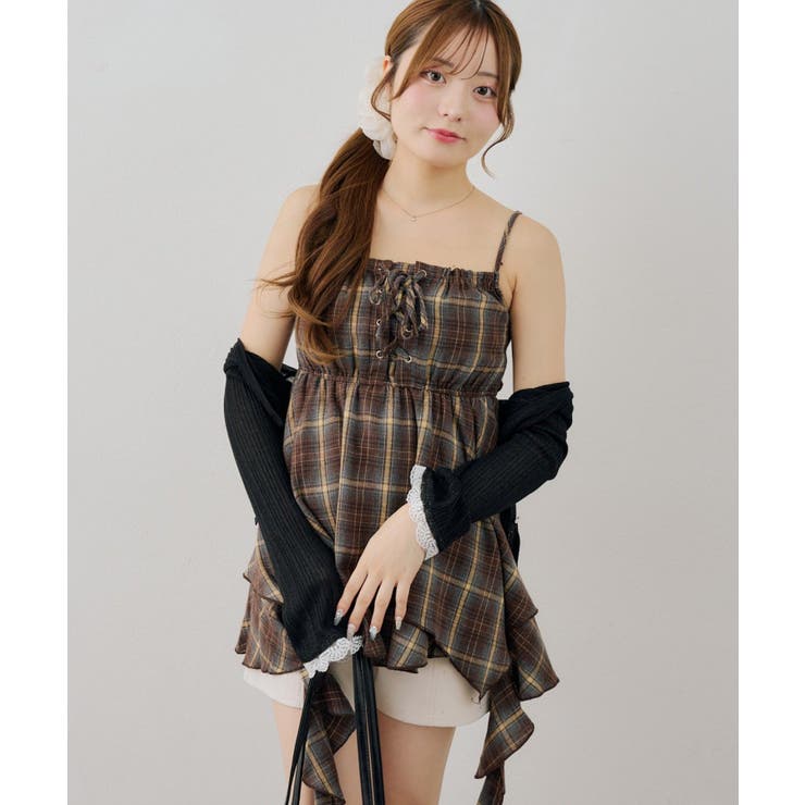 【Web限定】レースアップキャミチュニック | NICE CLAUP / OLIVE des OLIVE　OUTLET | 詳細画像23 