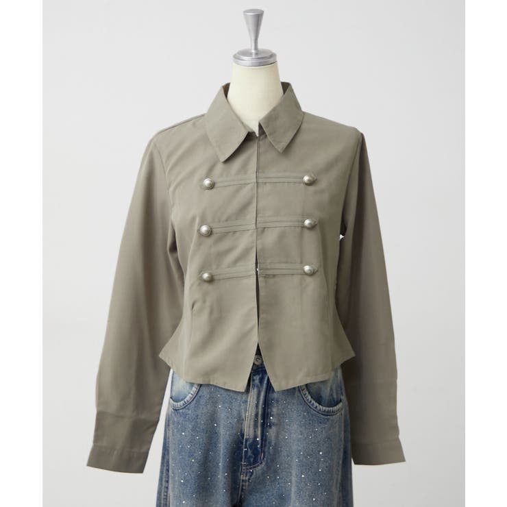 カーキ | ナポレオンシャツ | RMAF　NICE CLAUP / OLIVE des OLIVE