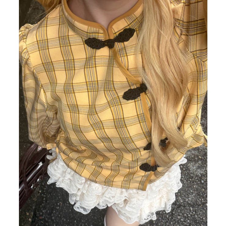 ドロストチャイナブラウス | RMAF　NICE CLAUP / OLIVE des OLIVE | 詳細画像20 