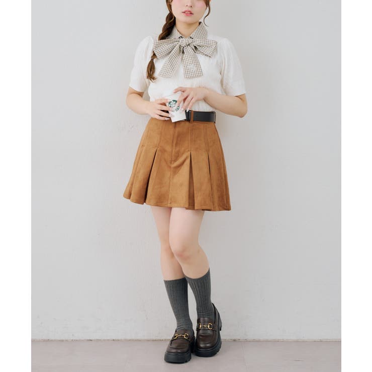 リボンタイケーブル半袖ニット | RMAF　NICE CLAUP / OLIVE des OLIVE | 詳細画像19 