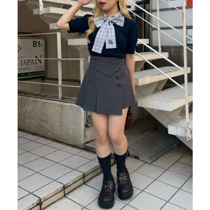 リボンタイケーブル半袖ニット | RMAF　NICE CLAUP / OLIVE des OLIVE | 詳細画像23 