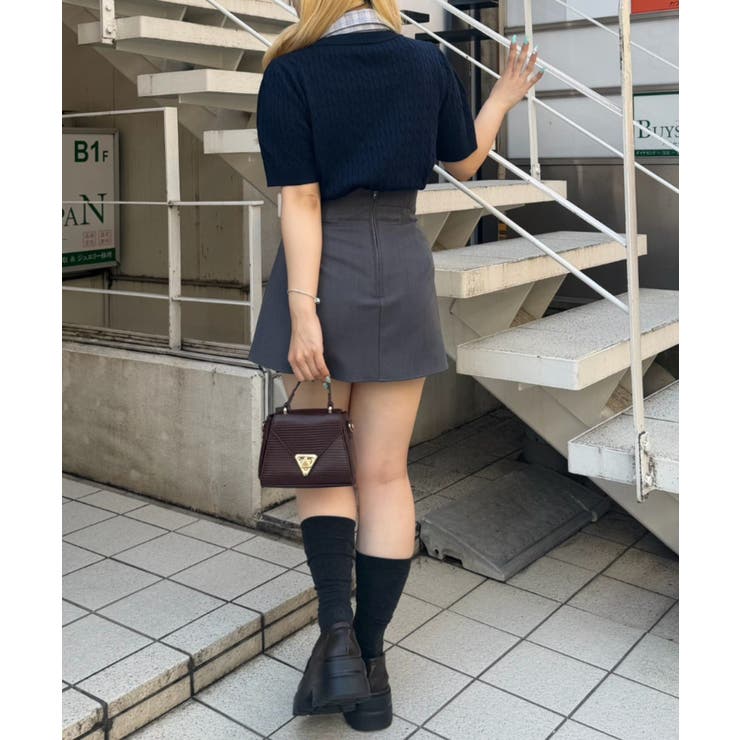 リボンタイケーブル半袖ニット | RMAF　NICE CLAUP / OLIVE des OLIVE | 詳細画像25 