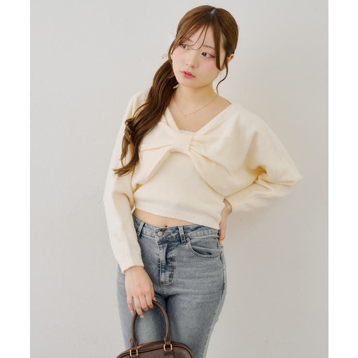 ビスチェセットリボンボレロニット | NICE CLAUP / OLIVE des OLIVE　OUTLET | 詳細画像11 