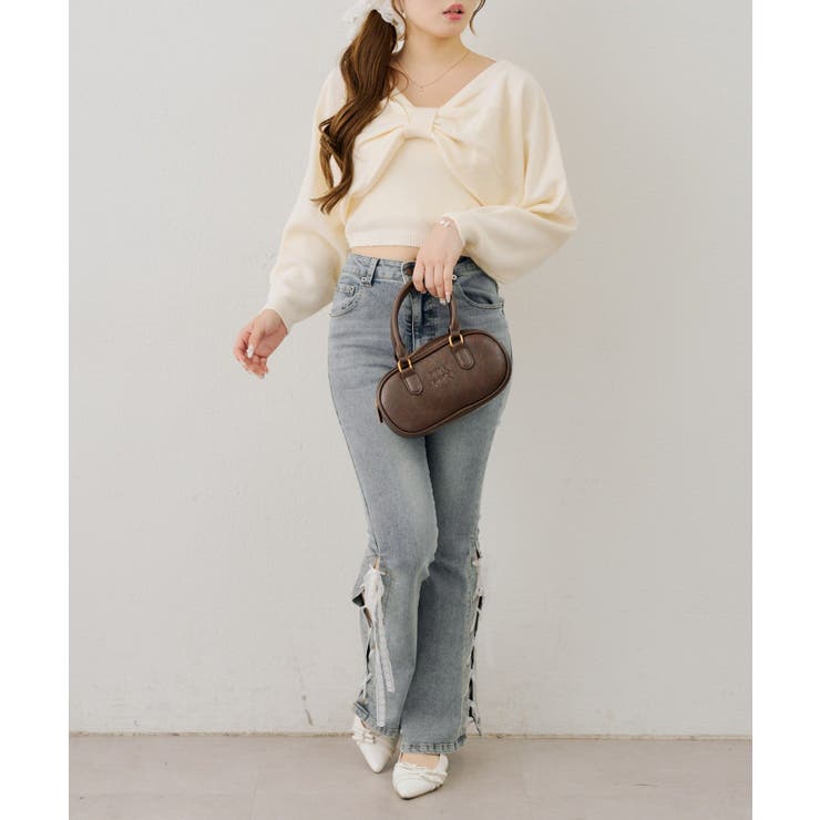 ビスチェセットリボンボレロニット | NICE CLAUP / OLIVE des OLIVE　OUTLET | 詳細画像15 