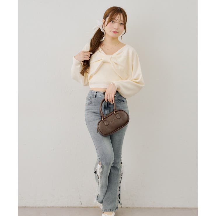 ビスチェセットリボンボレロニット | NICE CLAUP / OLIVE des OLIVE　OUTLET | 詳細画像16 