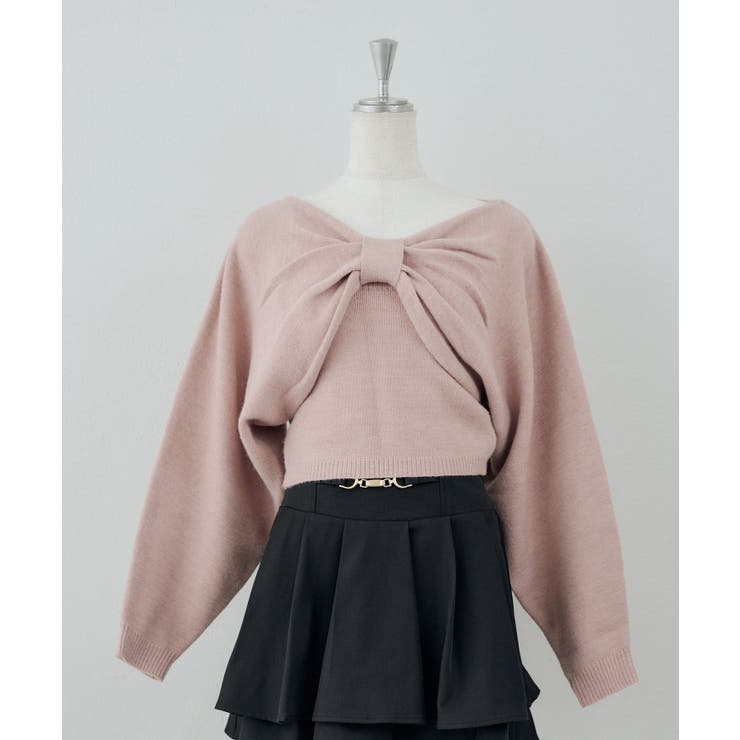 ビスチェセットリボンボレロニット | NICE CLAUP / OLIVE des OLIVE　OUTLET | 詳細画像22 