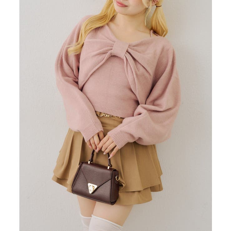 ビスチェセットリボンボレロニット | NICE CLAUP / OLIVE des OLIVE　OUTLET | 詳細画像25 