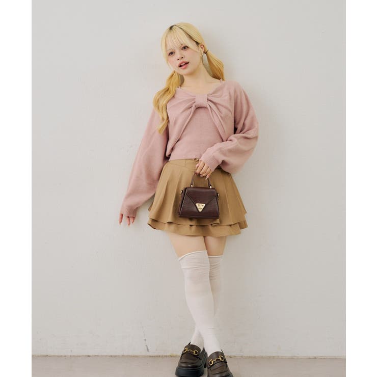 ビスチェセットリボンボレロニット | NICE CLAUP / OLIVE des OLIVE　OUTLET | 詳細画像27 