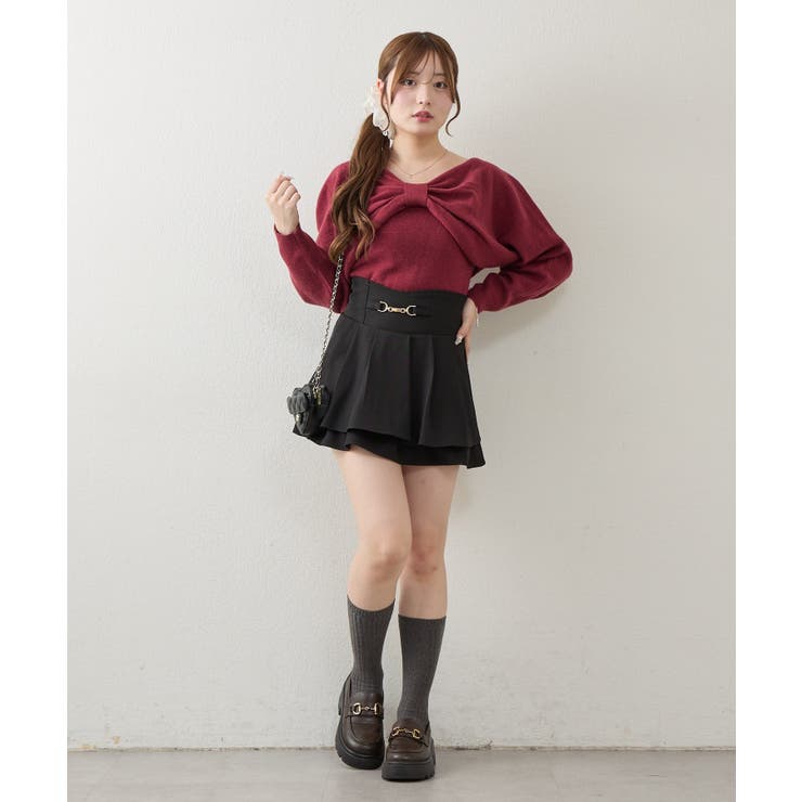 ビスチェセットリボンボレロニット | NICE CLAUP / OLIVE des OLIVE　OUTLET | 詳細画像32 