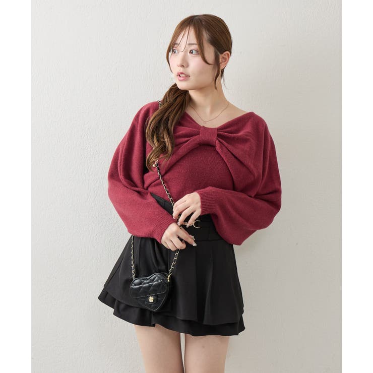 ビスチェセットリボンボレロニット | NICE CLAUP / OLIVE des OLIVE　OUTLET | 詳細画像36 