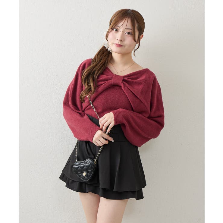 ビスチェセットリボンボレロニット | NICE CLAUP / OLIVE des OLIVE　OUTLET | 詳細画像37 