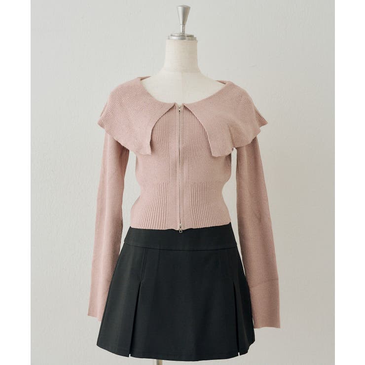 【5色展開】BIG衿ジップカーディガン | RMAF　NICE CLAUP / OLIVE des OLIVE | 詳細画像37 