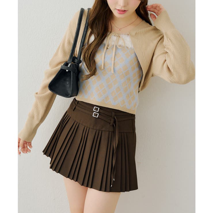 【セットアイテム】ファー付キャミ×ニットボレロ | RMAF　NICE CLAUP / OLIVE des OLIVE | 詳細画像18 