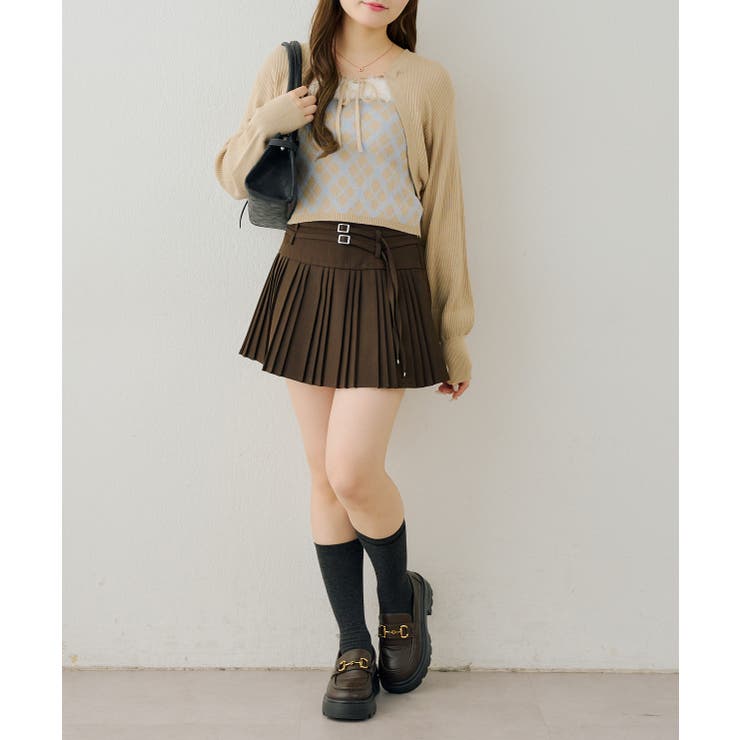 【セットアイテム】ファー付キャミ×ニットボレロ | RMAF　NICE CLAUP / OLIVE des OLIVE | 詳細画像21 