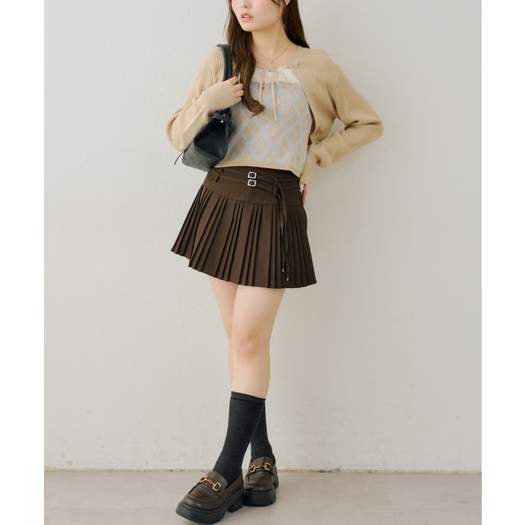 【セットアイテム】ファー付キャミ×ニットボレロ | RMAF　NICE CLAUP / OLIVE des OLIVE | 詳細画像22 