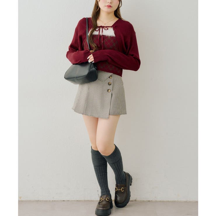 【セットアイテム】ファー付キャミ×ニットボレロ | RMAF　NICE CLAUP / OLIVE des OLIVE | 詳細画像33 