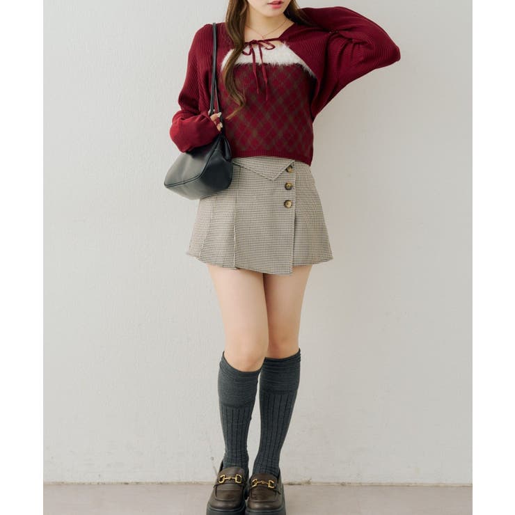 【セットアイテム】ファー付キャミ×ニットボレロ | RMAF　NICE CLAUP / OLIVE des OLIVE | 詳細画像35 