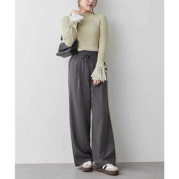 袖レース&リボンニットトップス | RMAF　NICE CLAUP / OLIVE des OLIVE | 詳細画像14 