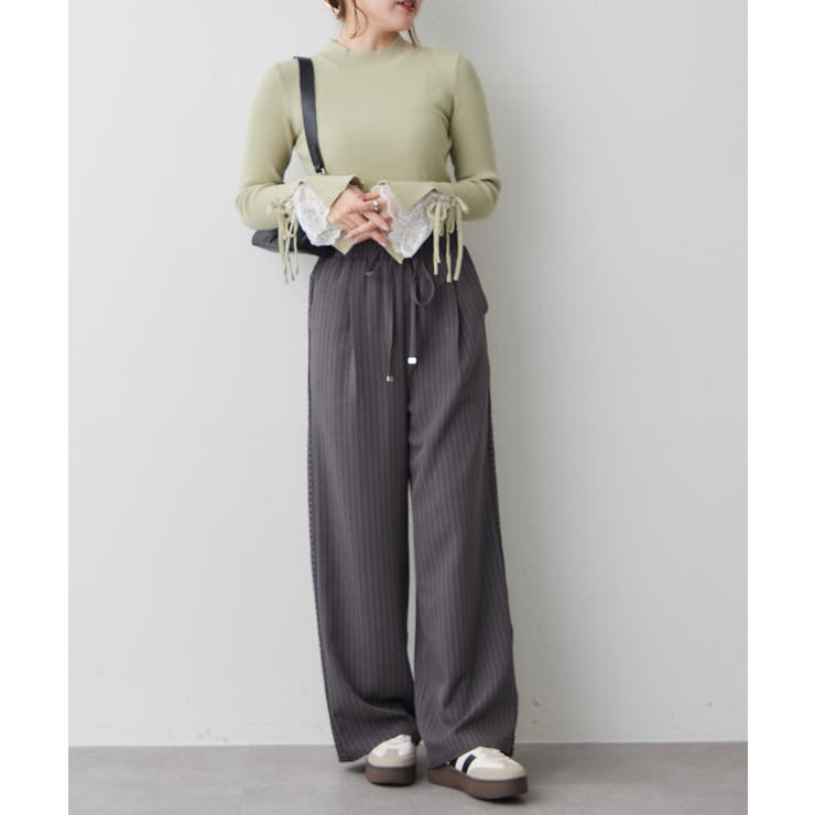 袖レース&リボンニットトップス | RMAF　NICE CLAUP / OLIVE des OLIVE | 詳細画像15 