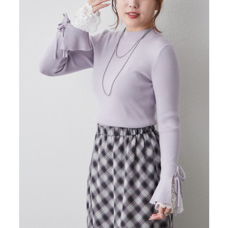 袖レース&リボンニットトップス | RMAF　NICE CLAUP / OLIVE des OLIVE | 詳細画像27 